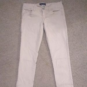 American Eagle Size 00 Super Stretch Skinny Khakis